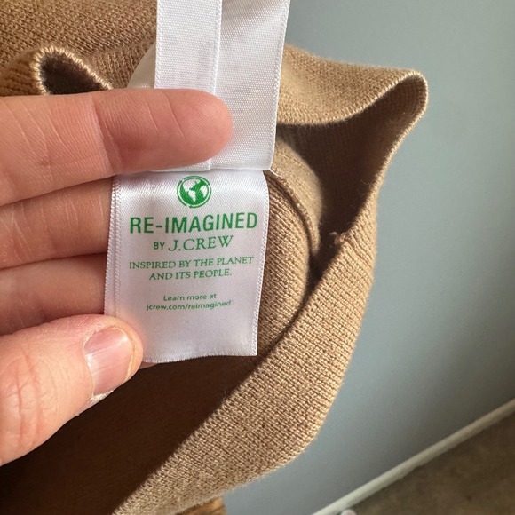 J. Crew‎ Giselle Cardigan Sweater Camel Gold Buttons Women XS Capsule Coastal - Picture 8 of 9